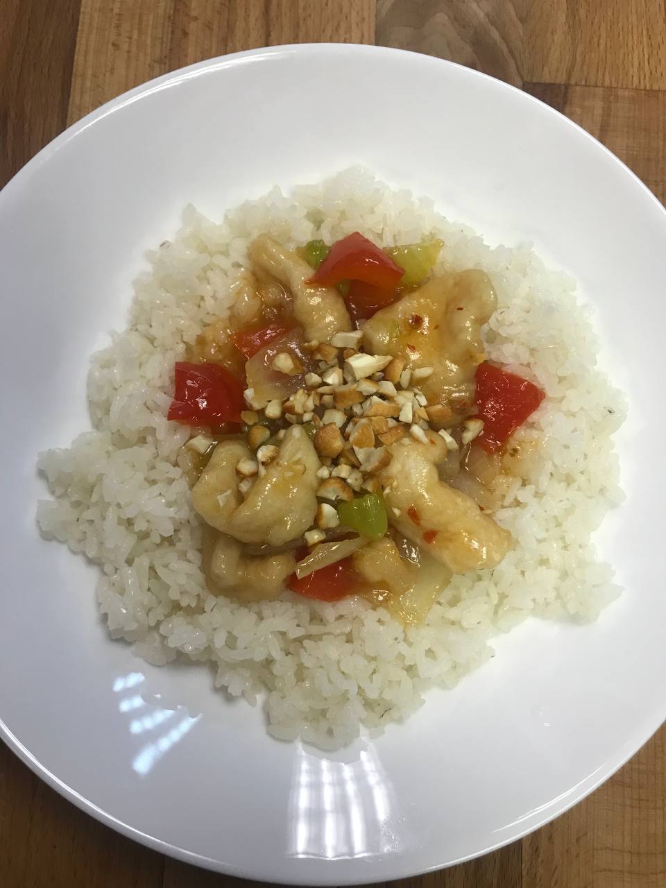 Цыпленок в кисло-сладком соусе