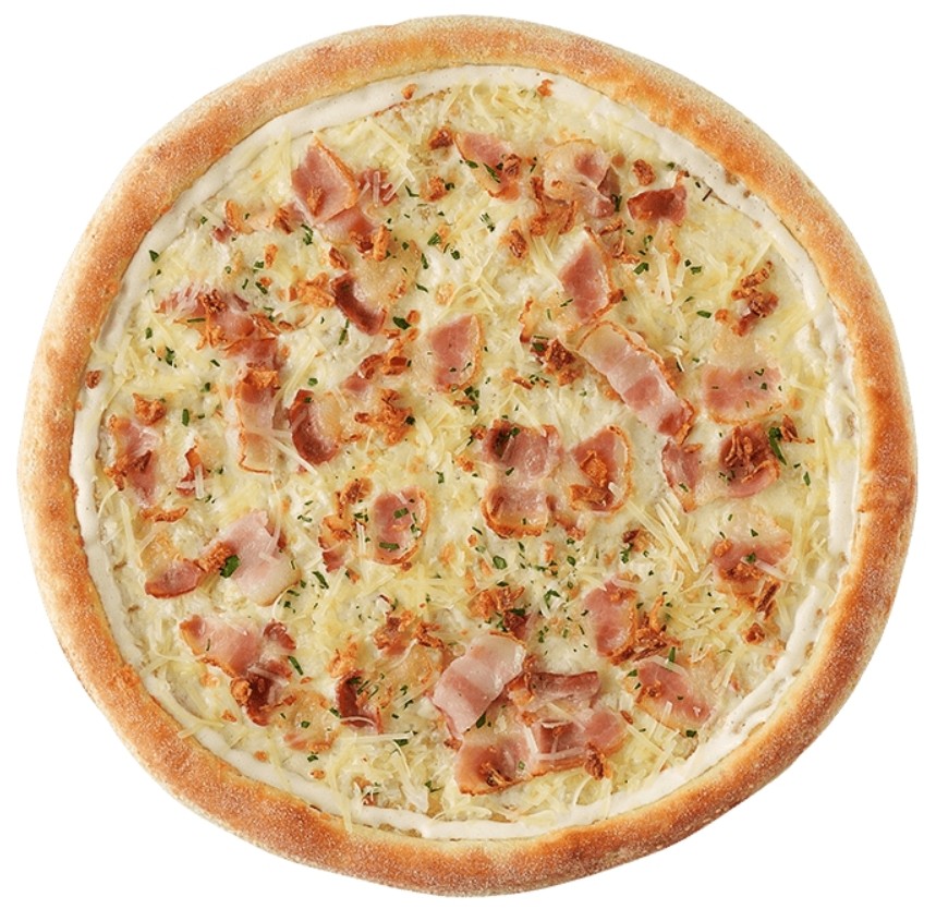 Пицца карбонара