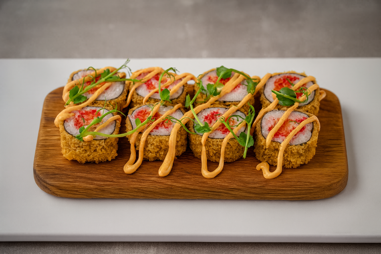 Жареный икура 