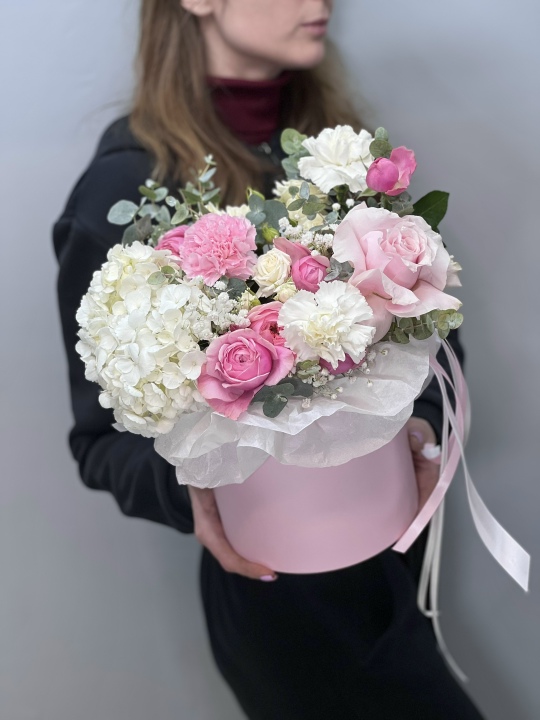 Коробка с цветами «Волнение»