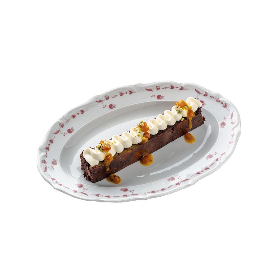 Брауни с фруктами