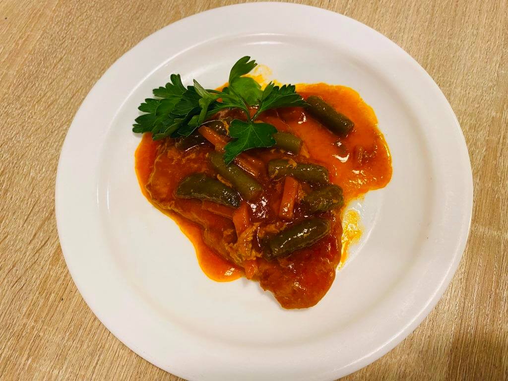 Свинина в соевом соусе