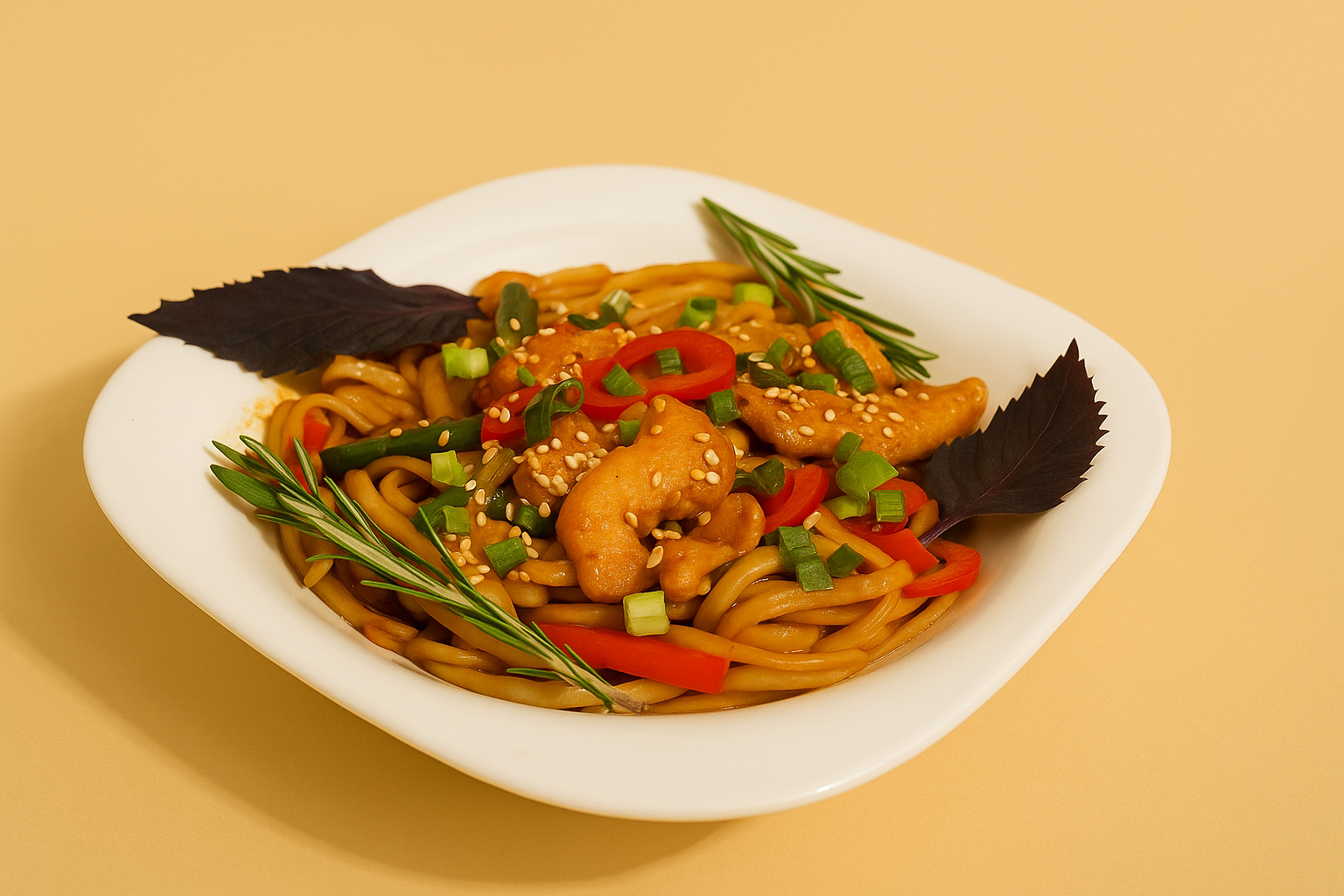 WOK с курицей
