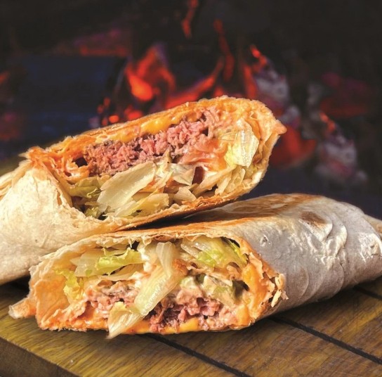 BBQ ролл с котлетой из мраморной говядины