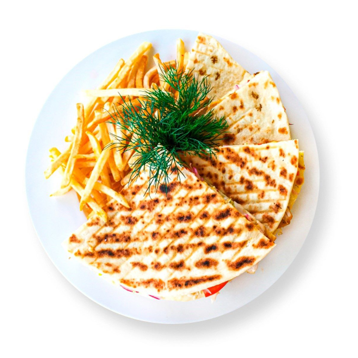 Скепаста курица и бекон