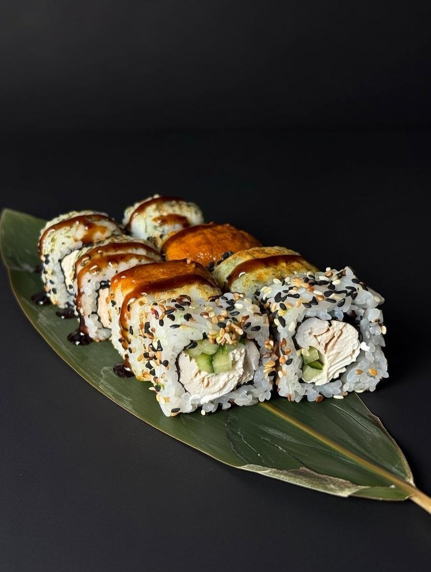 Запеченный ролл Чикен бекон