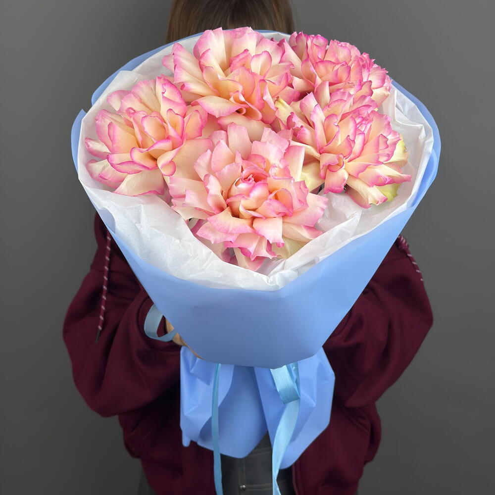 Французские розы в облаках