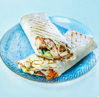 Шаурма со свининой маленькая