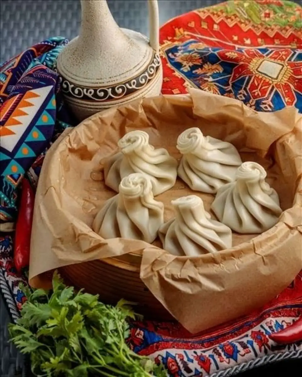 Хинкали с сыром сулугуни (жареные)