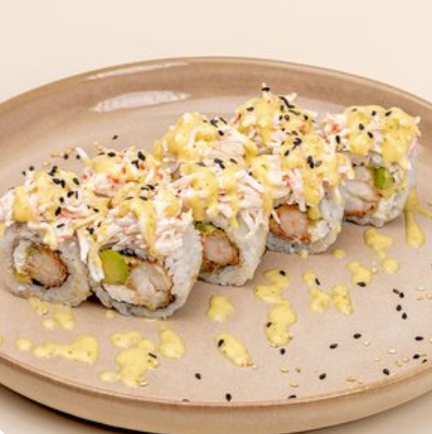 Ролл с креветкой темпура