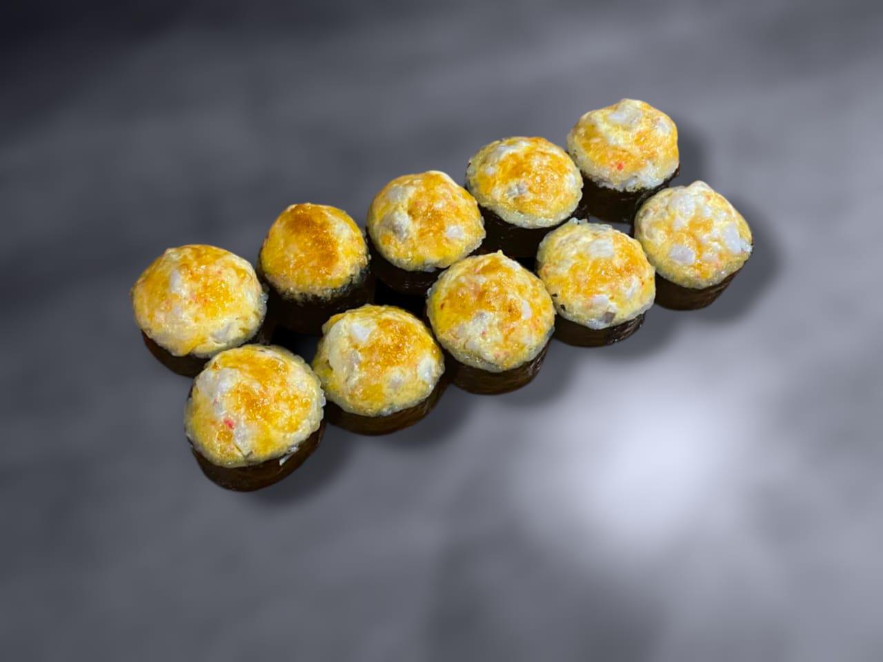 Запеченный ролл с окунем