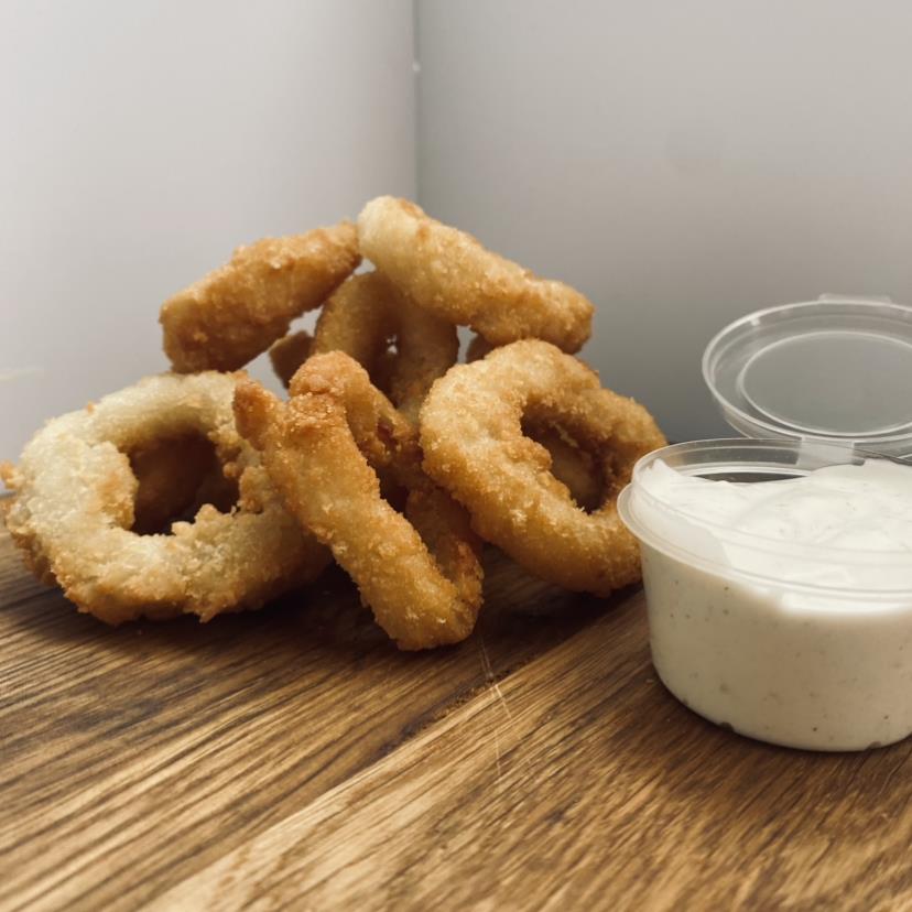 Кольца кальмара в кляре