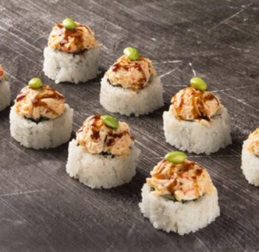 Запеченный краб с эдамамэ