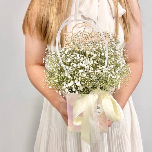 Композиция «Облочко» из 5 гипсофил