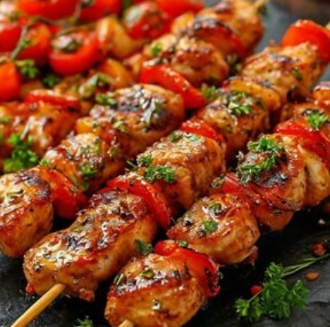 Куриное бедро барбекю-шашлыкю