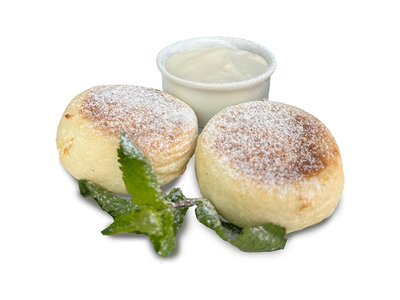 Сырники со сметаной