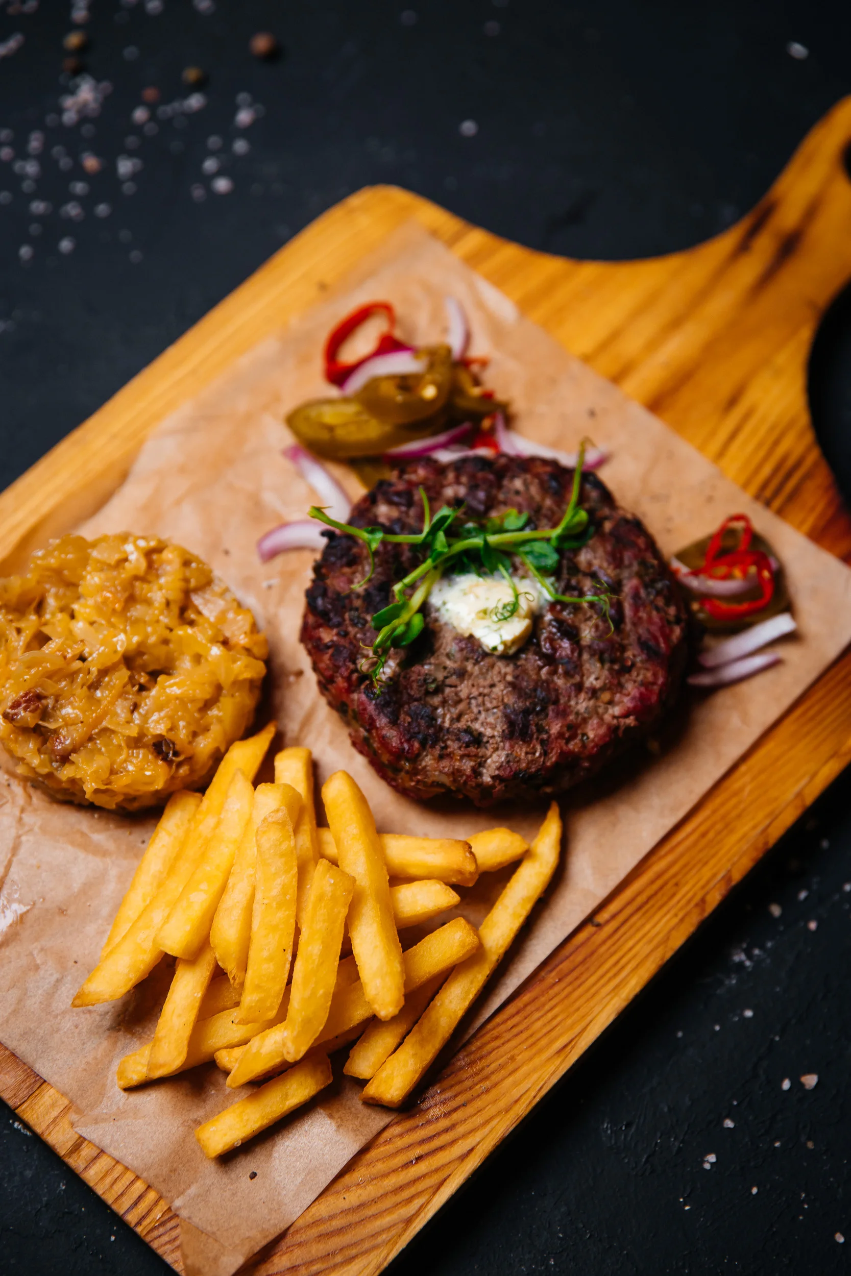 Бифштекс: мясной колобок