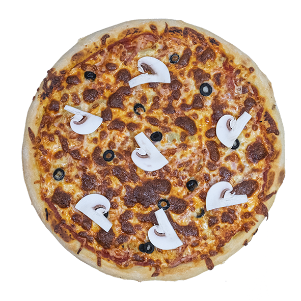 Ветчина и грибы 35см