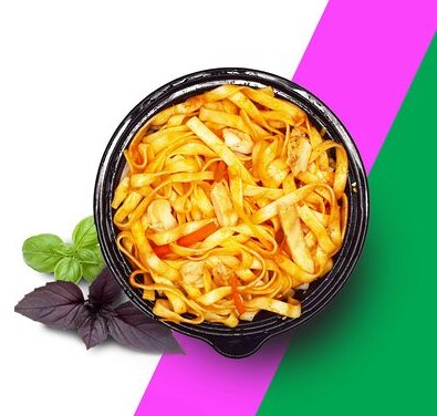 Wok с курочкой острый