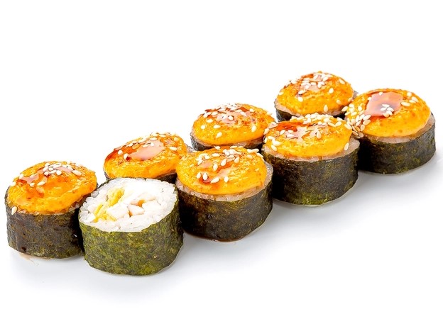 Запеченный с курицей
