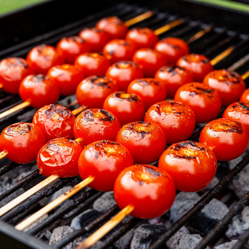 Помидоры на мангале