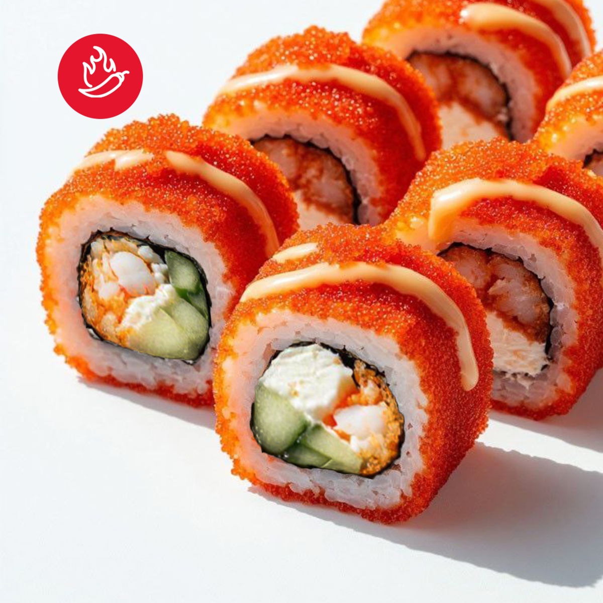 Роллы "Креветка Икра Спайси"