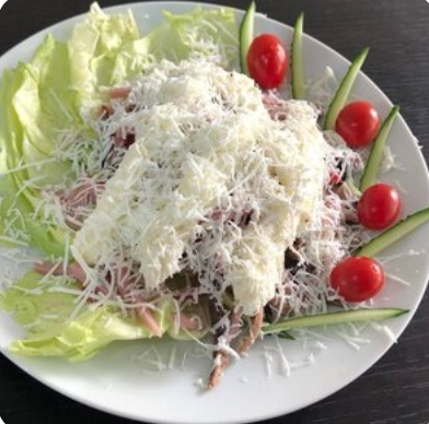Салат Клеопатра с говяжьим языком