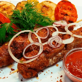 Шашлык из свиной шейки на гриле