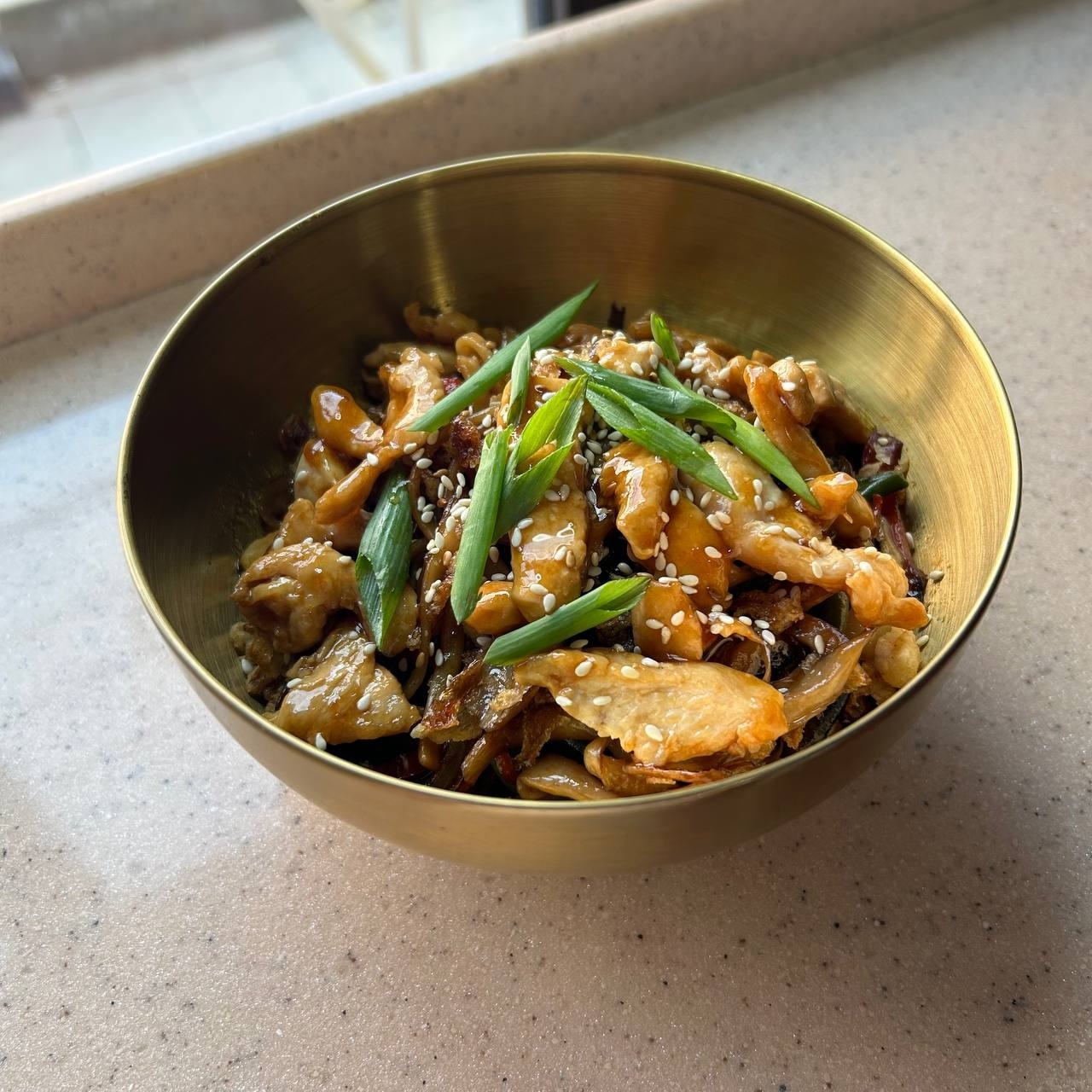 WOK с курицей