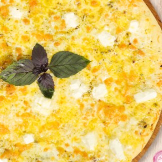 Пицца Сырная 33 см на тонком тесте