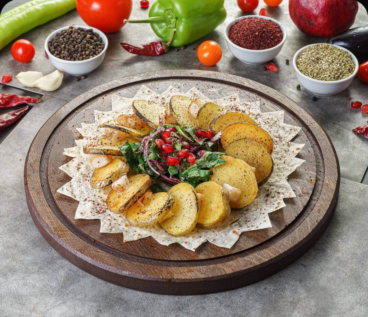 Картофель с курдюком
