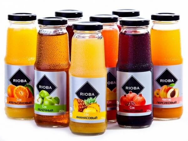 Сок Rioba в асс. 0.25 л.