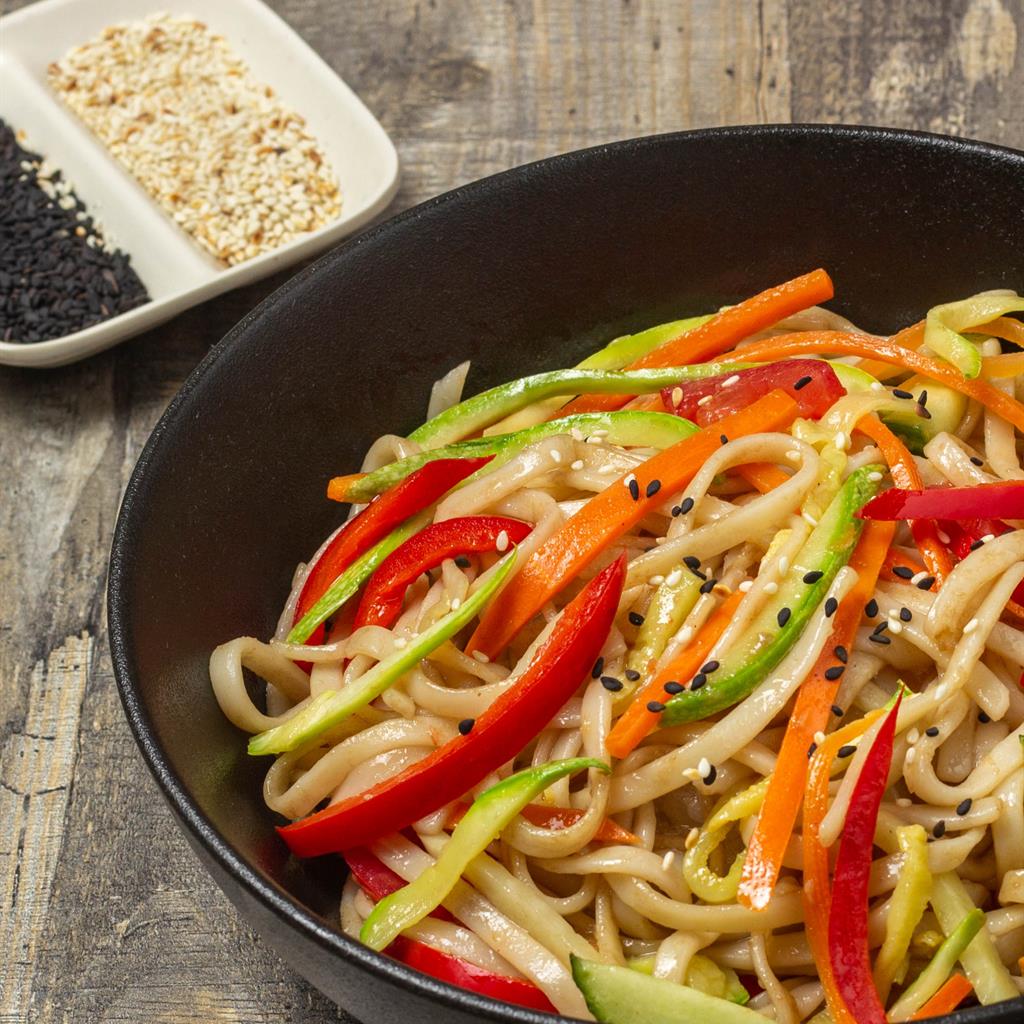 Удон с овощами