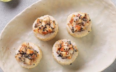 Ролл с тар-таром из угря