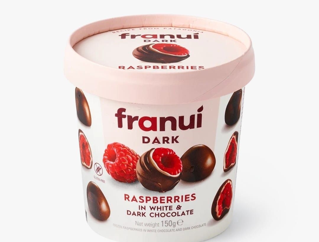 Малина Franui в белом и темном шоколаде