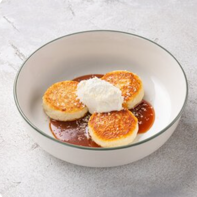 Cырники с соленой и взрывной карамелью