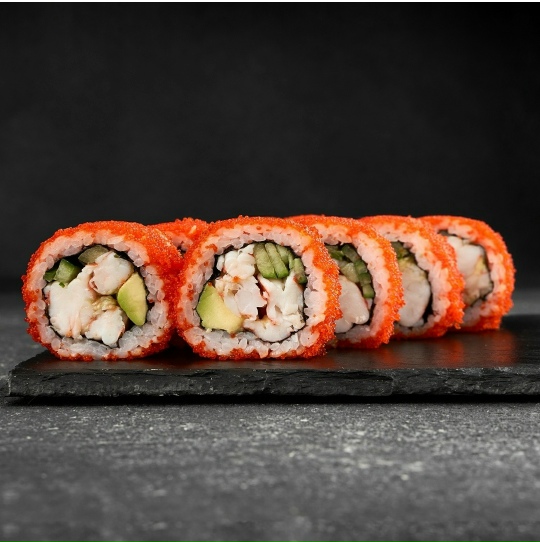 Калифорния максимум с креветками