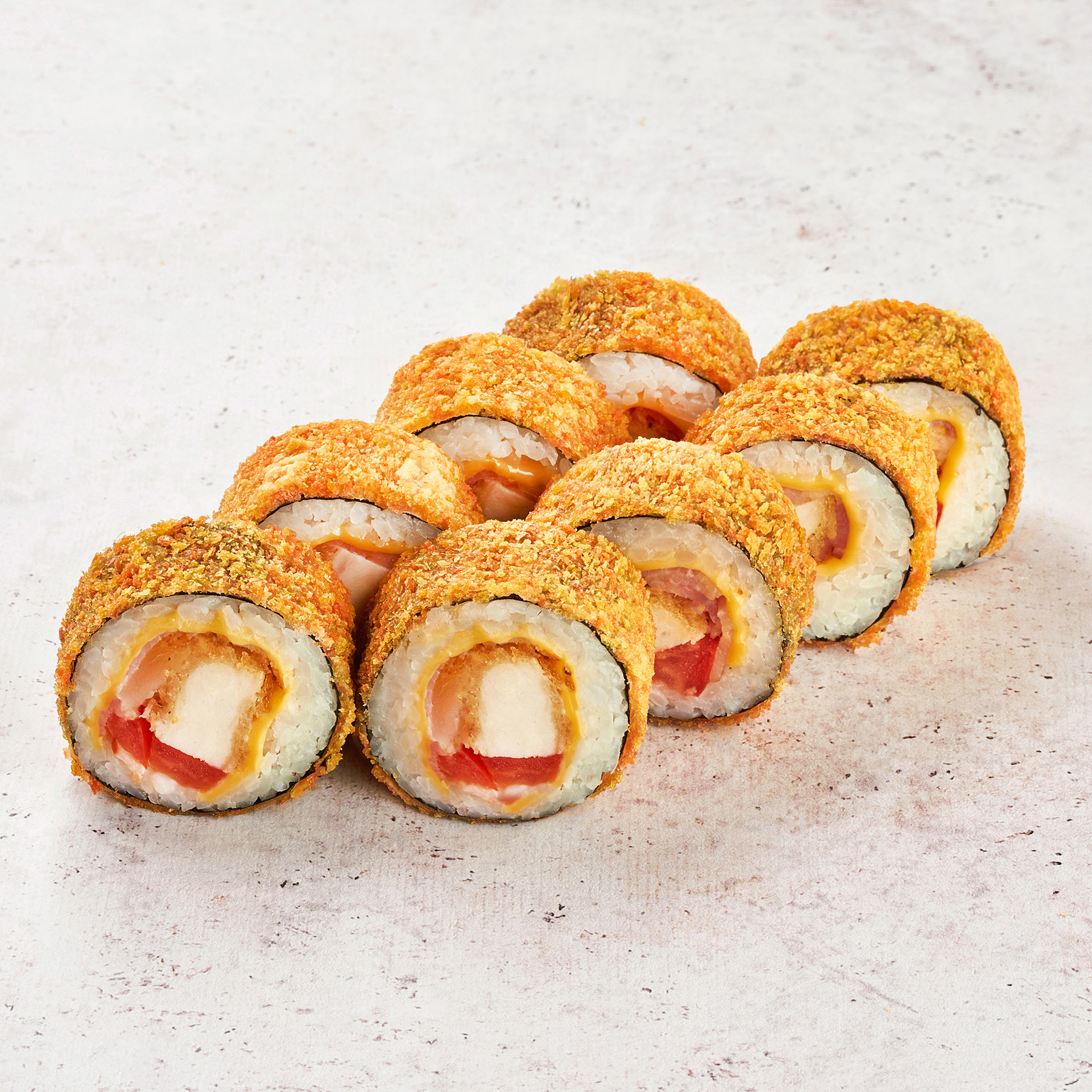 Темпура с курицей и беконом