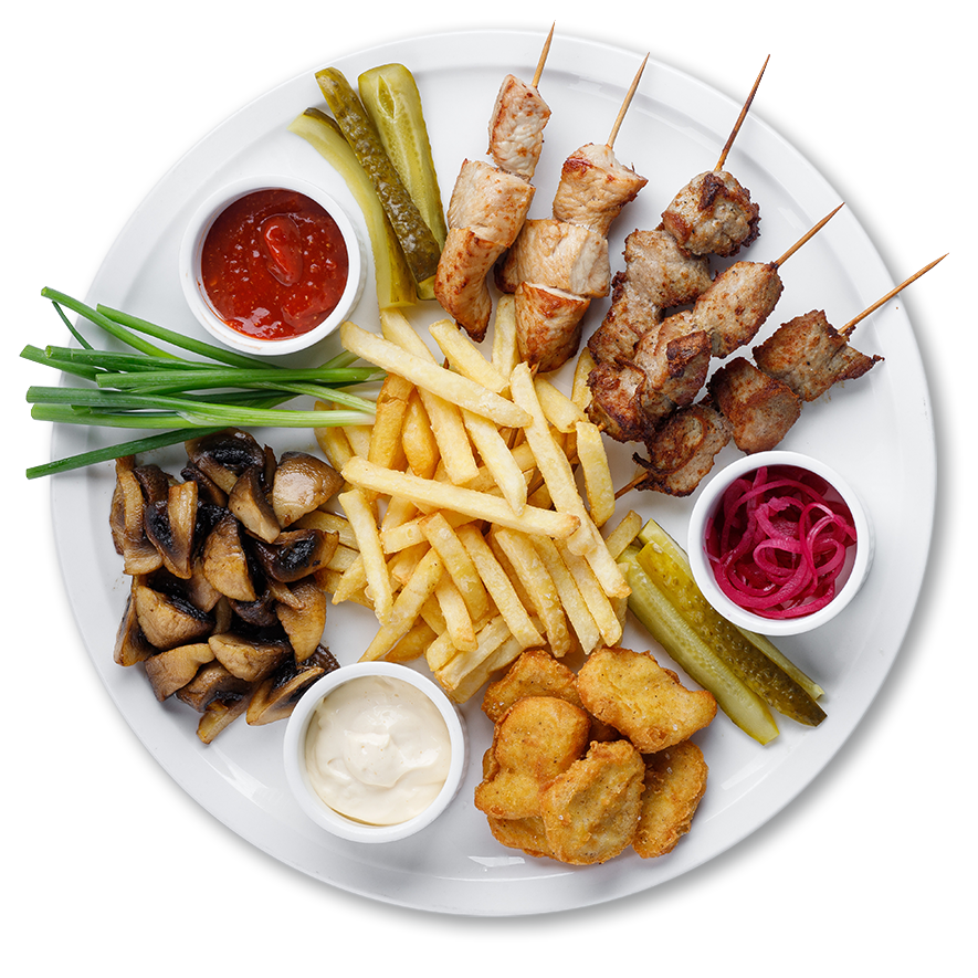 Мясная тарелка