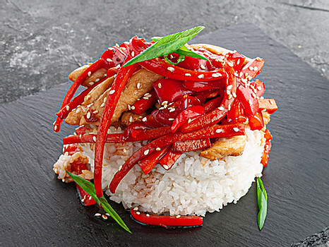 Wok с рисом