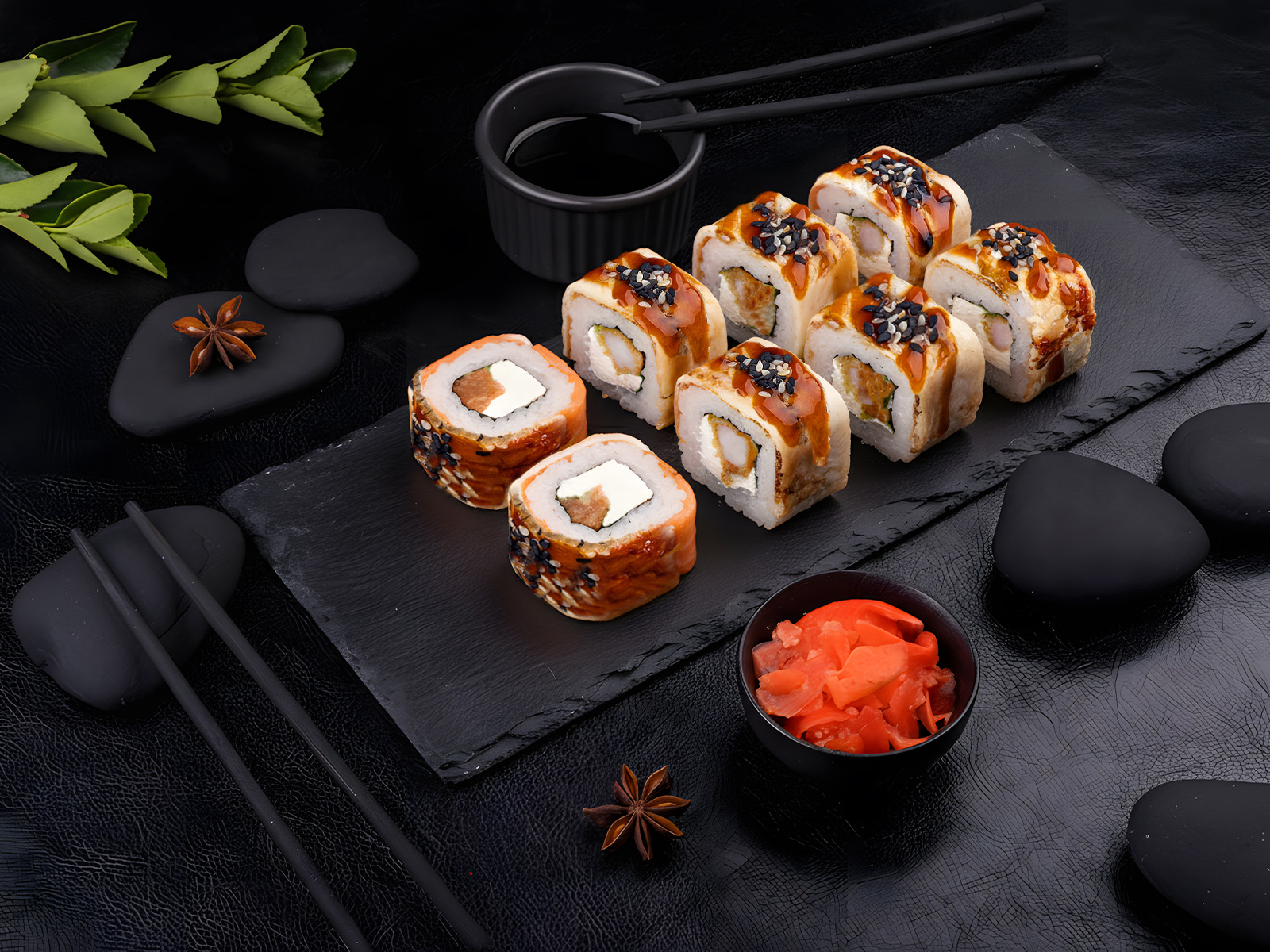 Ролл Премиум дракон