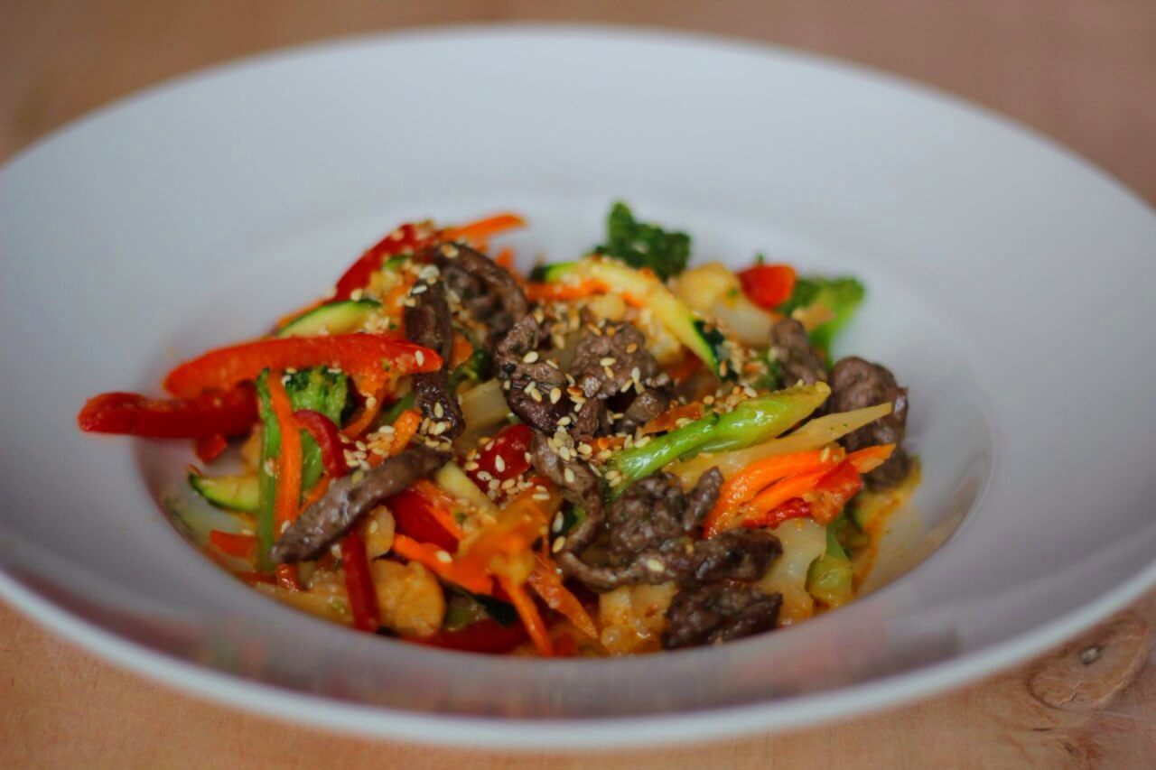 WOK ГОВЯДИНА, ОВОЩИ