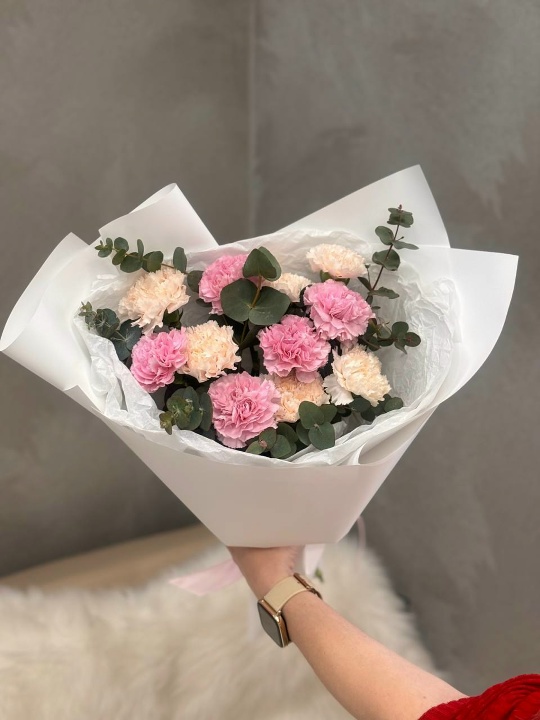 Монобукет из диантусов