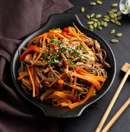 Wok Лапша удон с говядиной