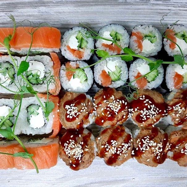 Сет Люблю рыбку с огурцом 24шт