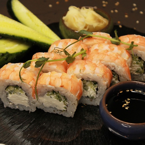 Ролл Филадельфия с креветкой