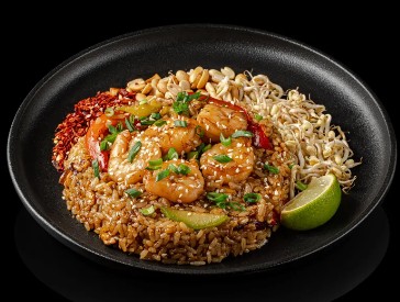 Wok Rice в соусе Том Ям (Вегетарианский)