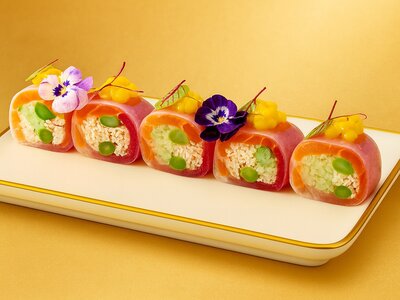 Сашими ролл тунец с лакедрой