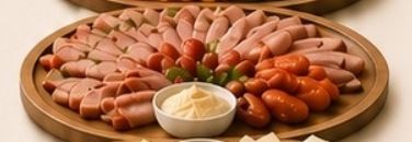Мясная доска со сливочным хреном
