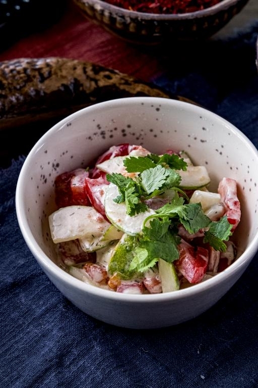 Д Салатик со сметаной